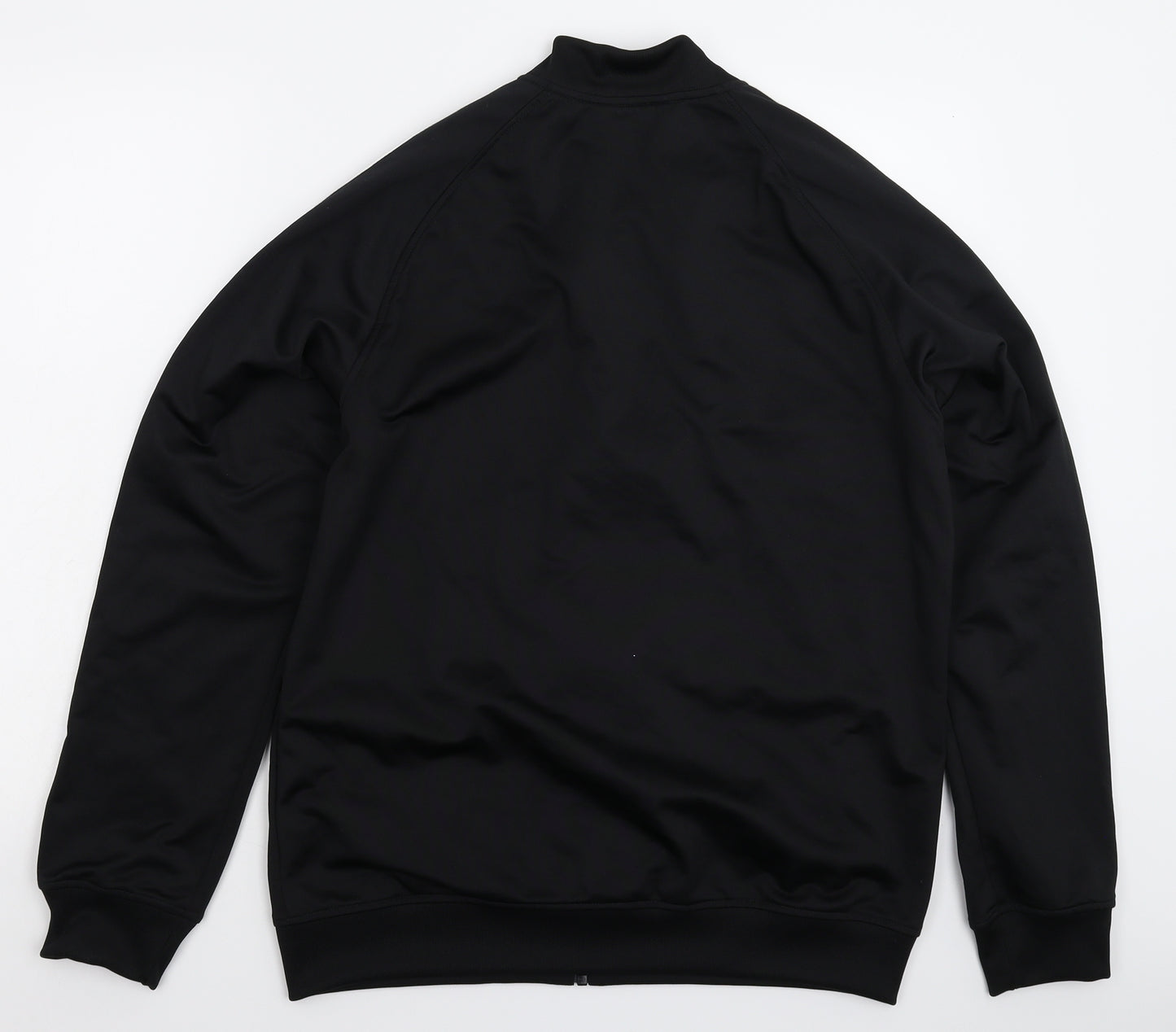 adidas Mens Black Striped  Varsity Jacket Jacket Size XL