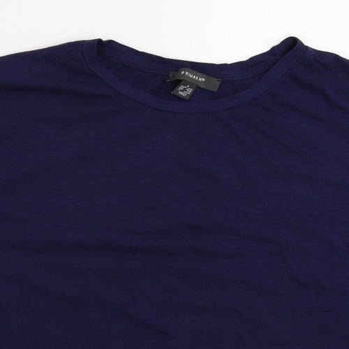 Primark Womens Blue   Basic T-Shirt Size 14