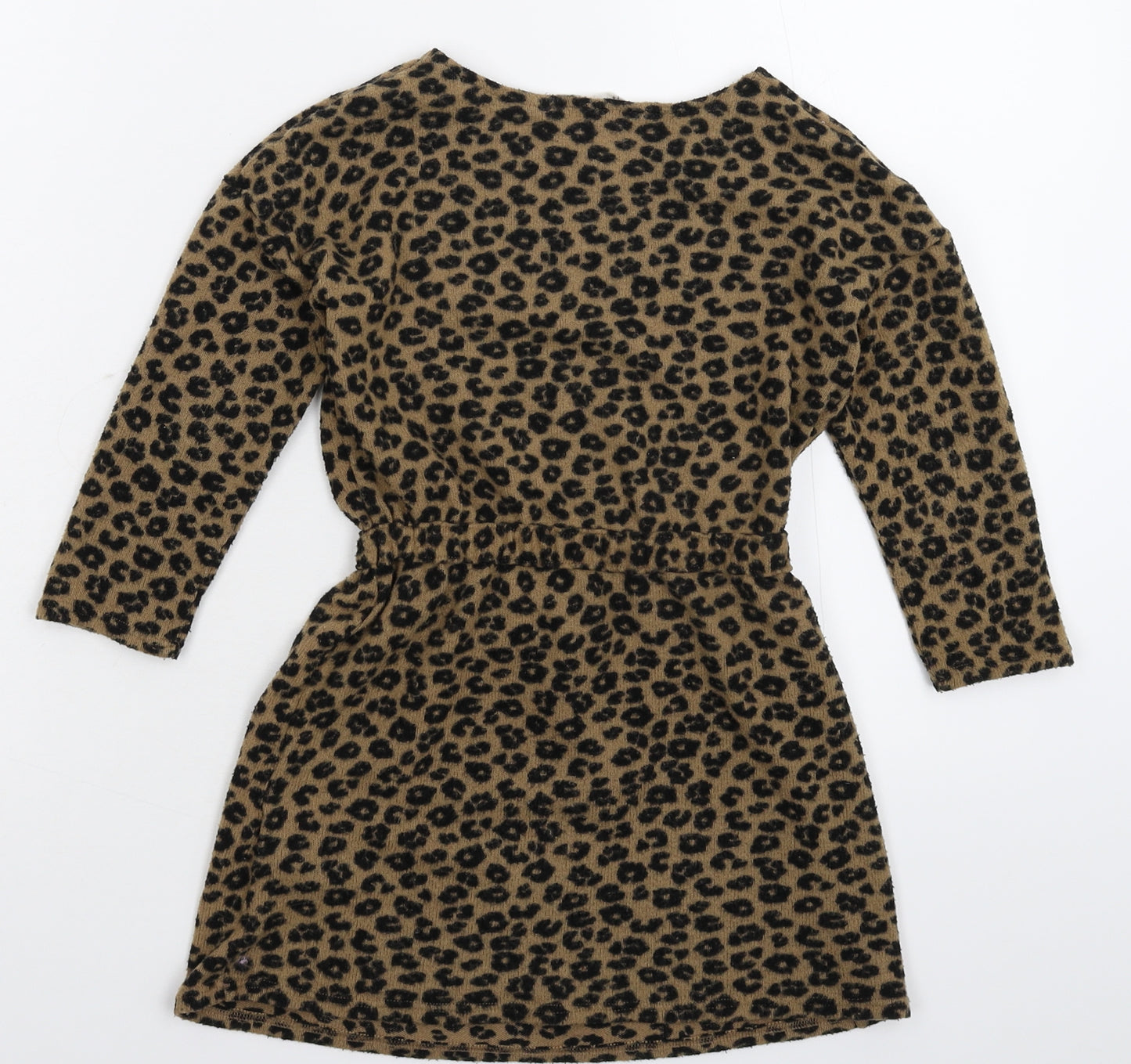 H&M Girls Multicoloured Animal Print  Jumper Dress  Size 3-4 Years