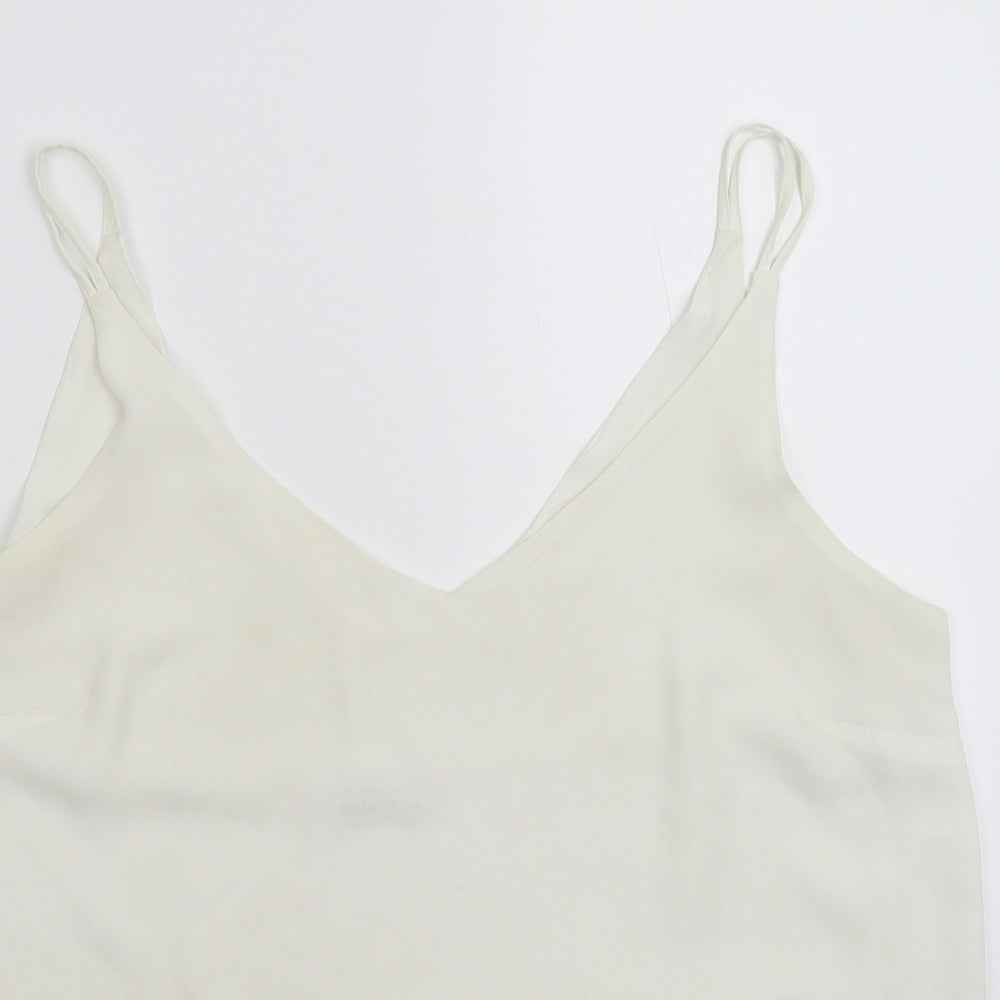 Papaya Womens White   Basic Tank Size 14