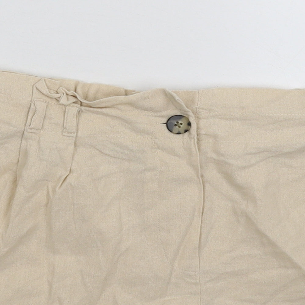 Primark Womens Beige   Hot Pants Shorts Size 14