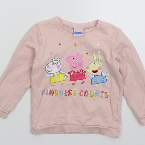George Girls Pink   Pullover Sweatshirt Size 3 Years