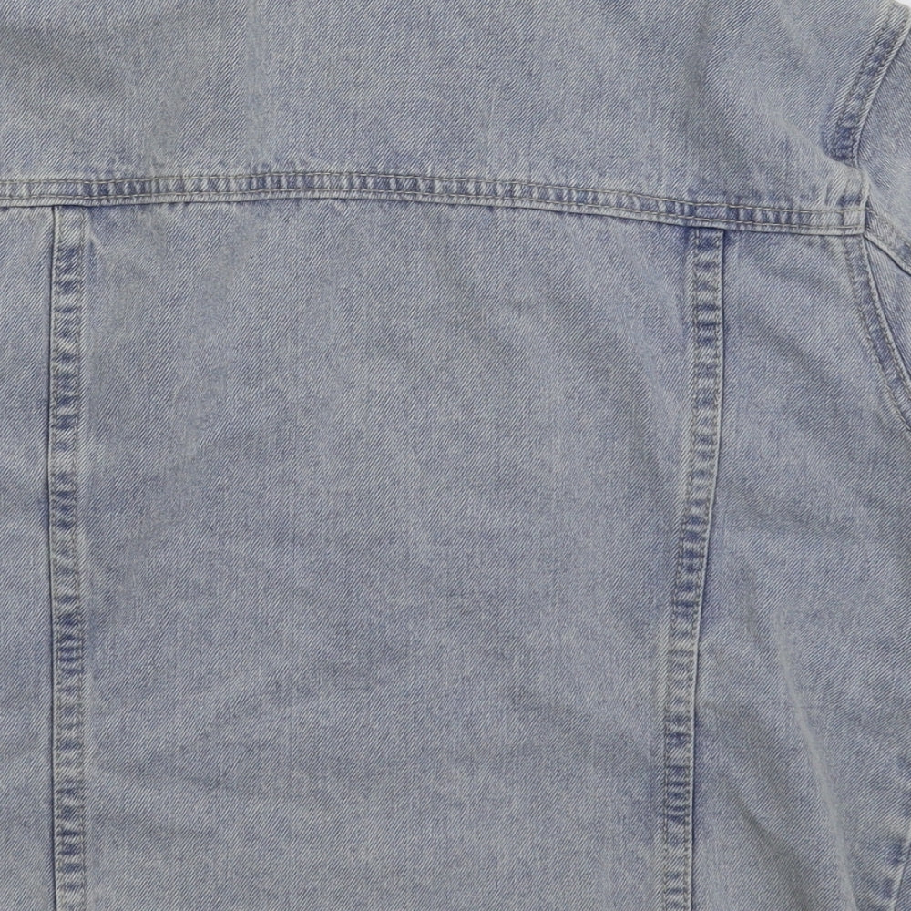 Glamorous Womens Blue  Denim Gilet Jacket Size 12