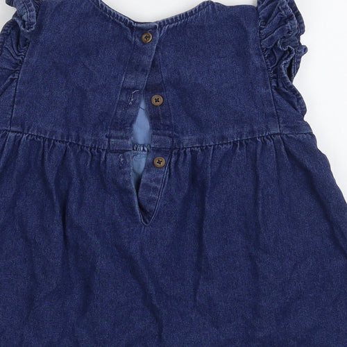 Matalan Girls Blue  Denim Fit & Flare  Size 2-3 Years