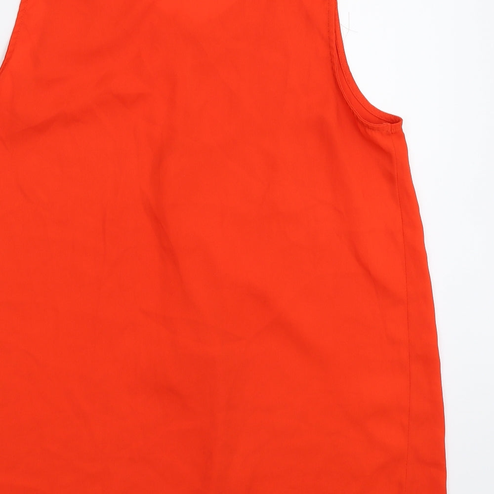 Primark Womens Orange   Basic Tank Size 14