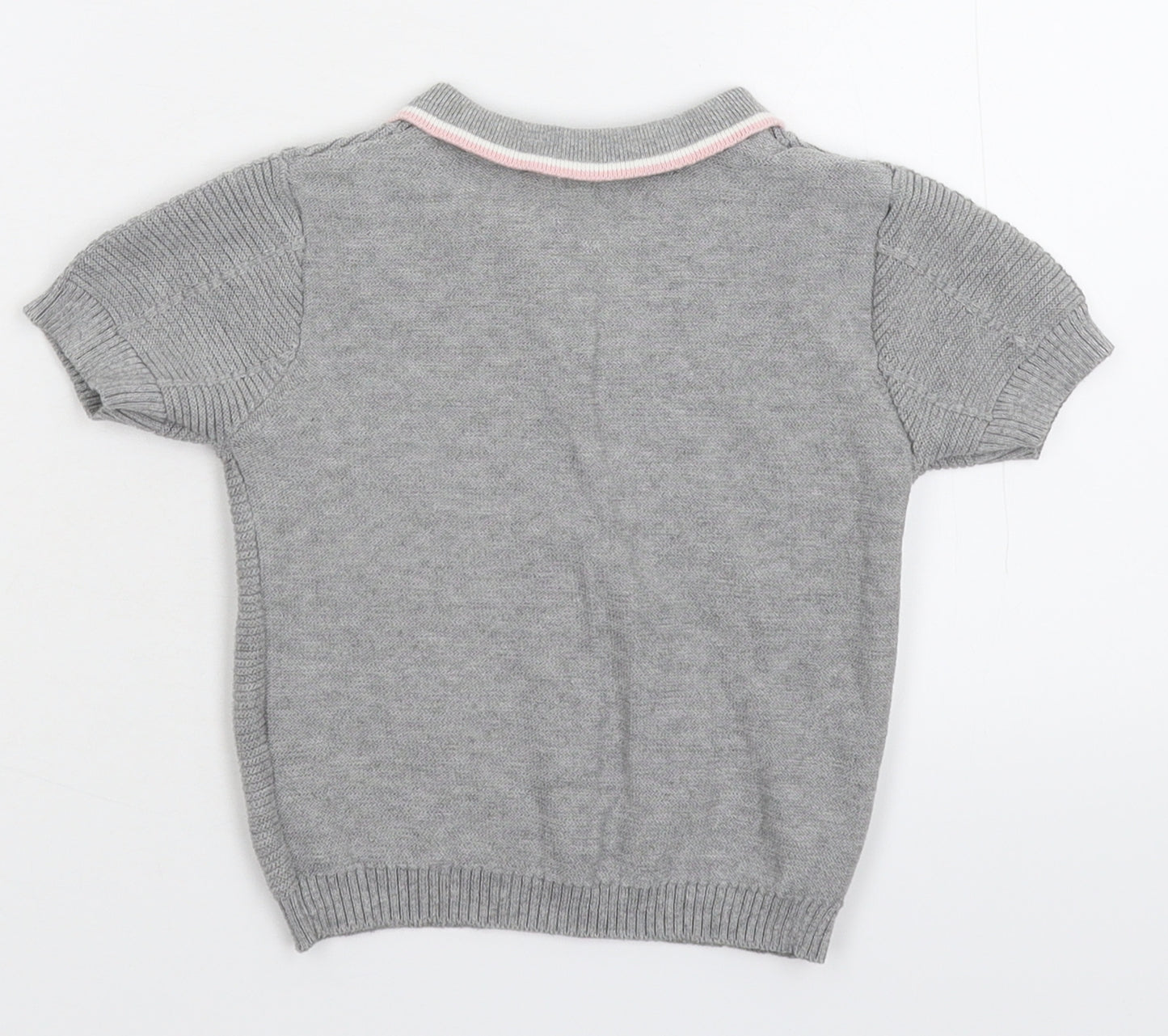 Primark Baby Grey  Knit Pullover Jumper Size 9-12 Months
