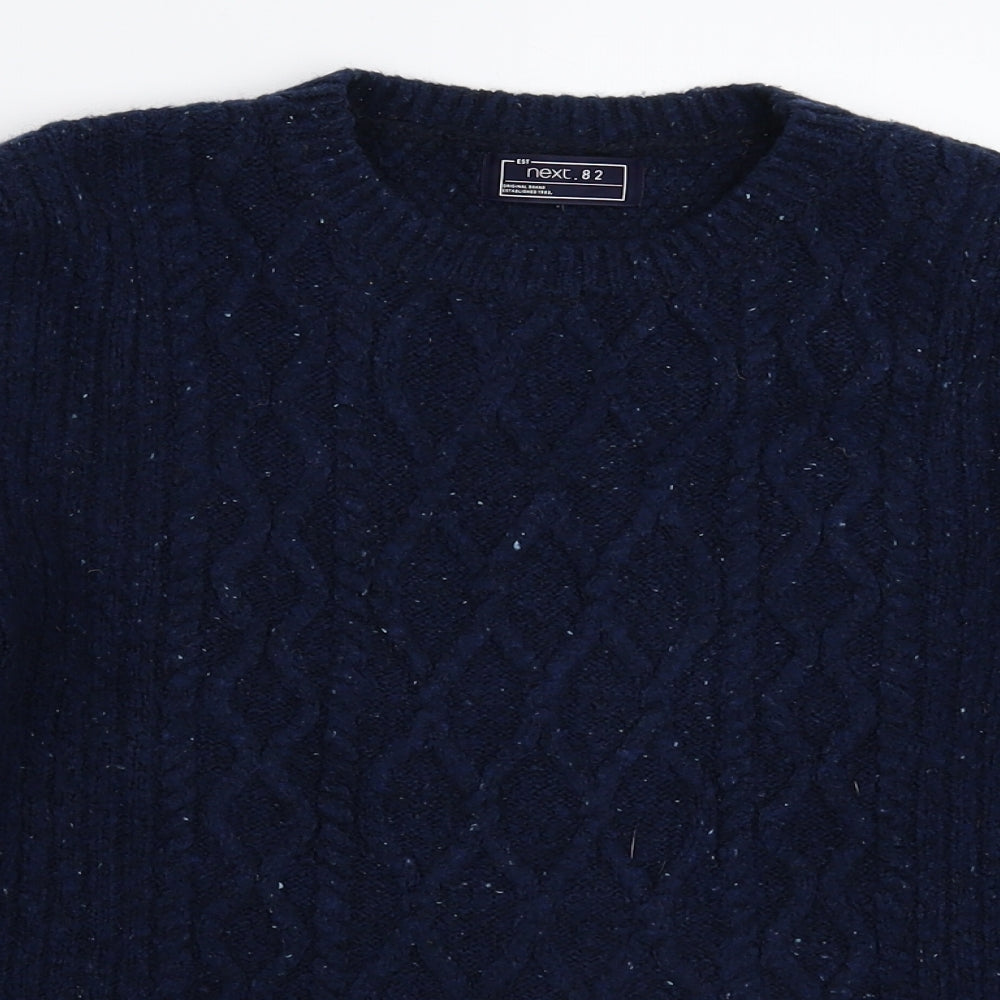 NEXT Boys Blue  Knit Pullover Jumper Size 11 Years