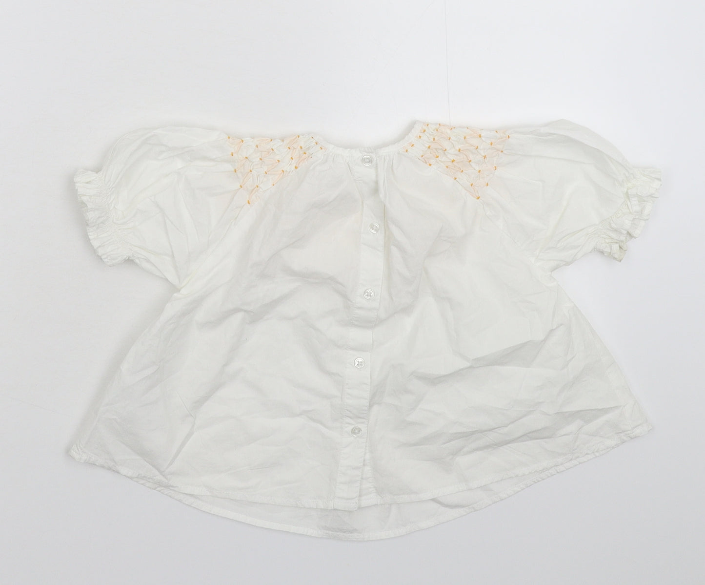 Zara Girls White   Shirt Dress  Size 18-24 Months