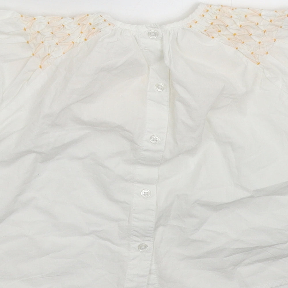 Zara Girls White   Shirt Dress  Size 18-24 Months