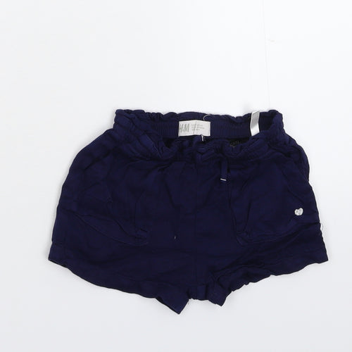 H&M Girls Blue   Hot Pants Shorts Size 3-4 Years