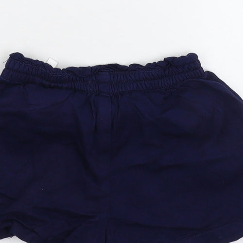 H&M Girls Blue   Hot Pants Shorts Size 3-4 Years