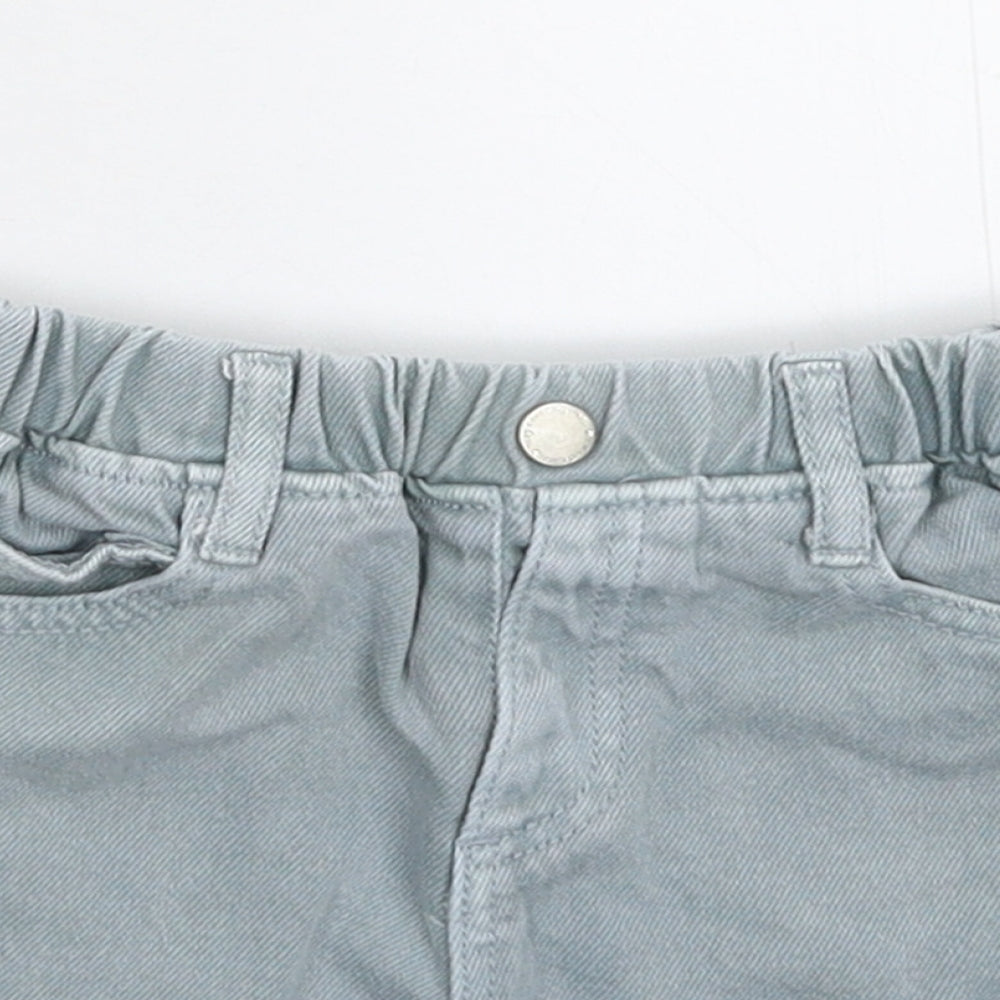 Zara Girls Grey  Denim Hot Pants Shorts Size 2-3 Years