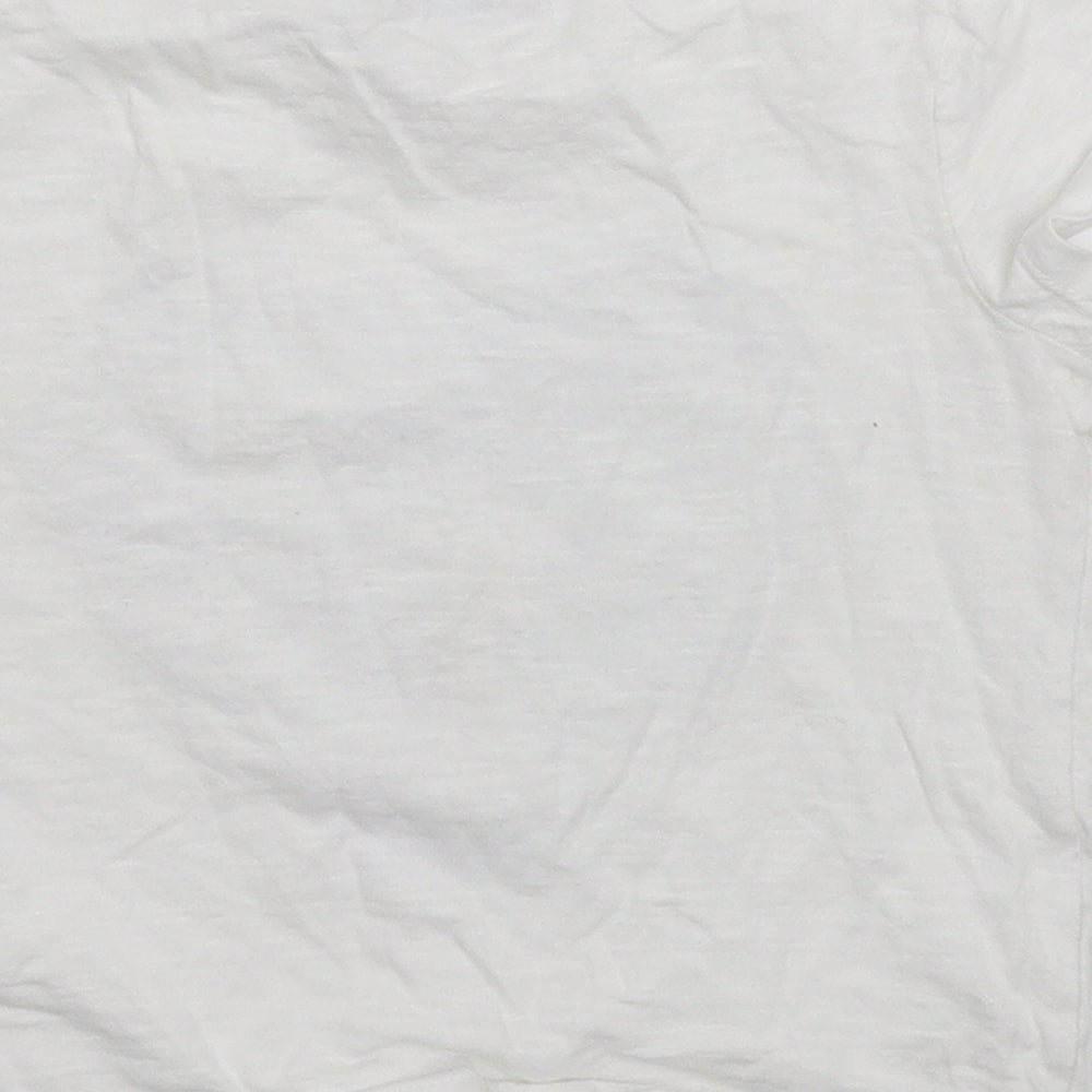 George Girls White   Basic T-Shirt Size 4-5 Years