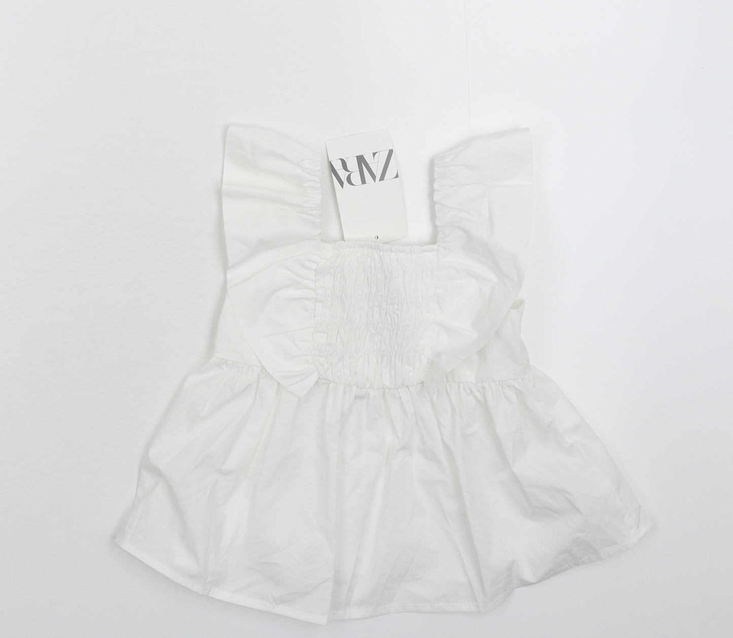 Zara Girls White   Fit & Flare  Size 2-3 Years