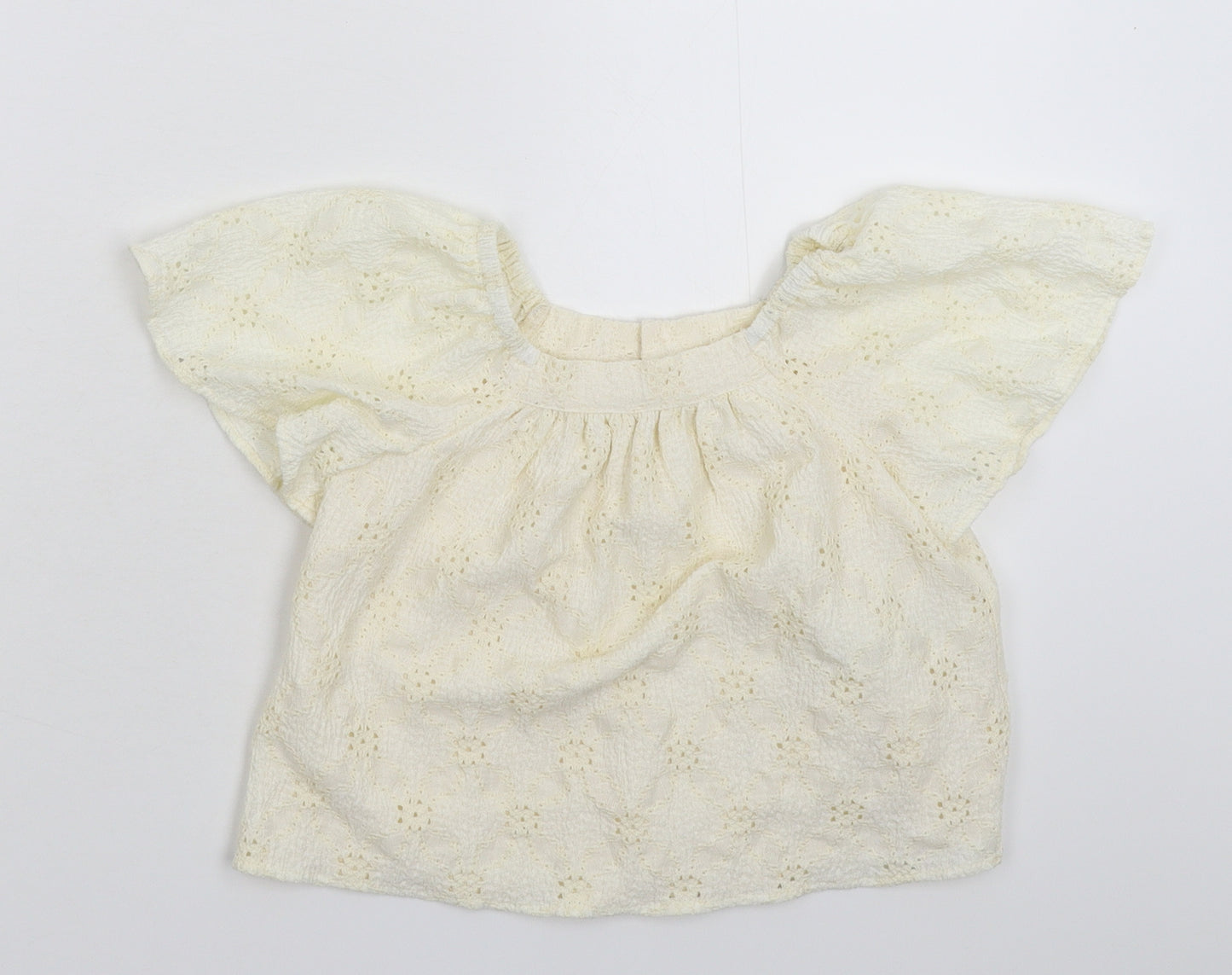 Zara Girls White   Basic Button-Up Size 2-3 Years