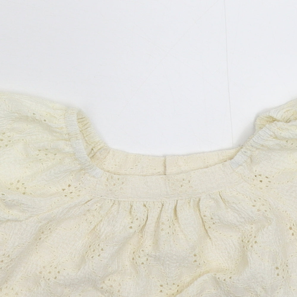 Zara Girls White   Basic Button-Up Size 2-3 Years