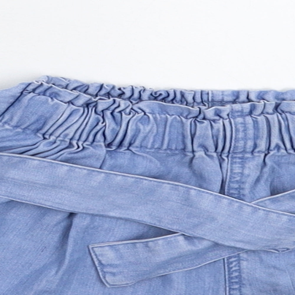 Zara Girls Blue   Hot Pants Shorts Size 2-3 Years