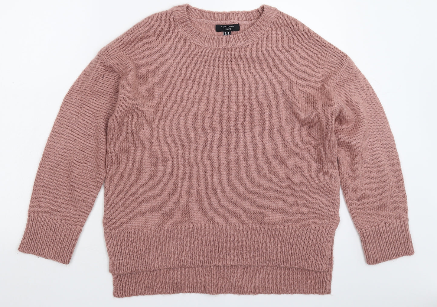 New Look Womens Pink  Knit Pullover Jumper Size M