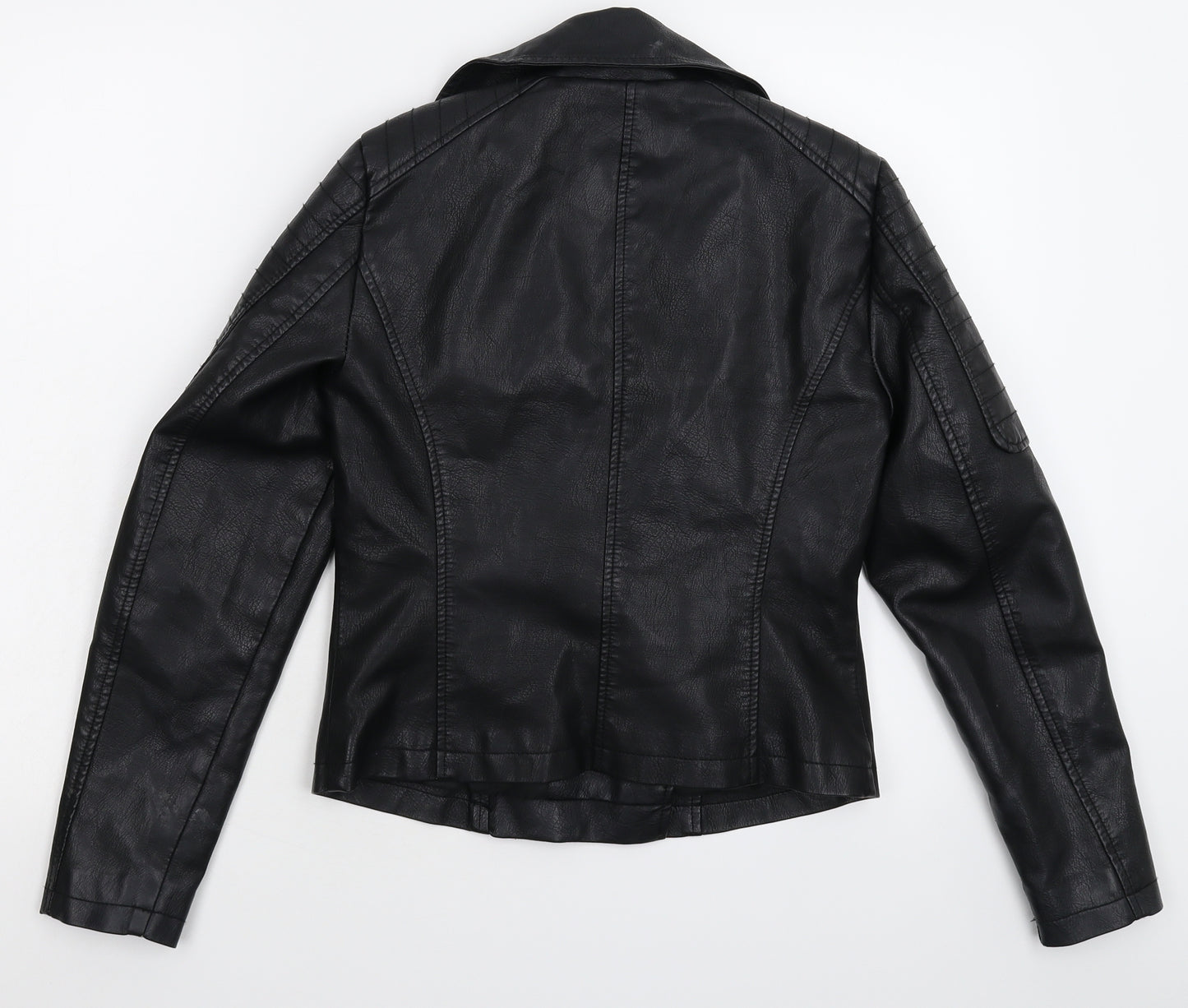 Noisy may Womens Black   Jacket  Size M  - Faux Leather