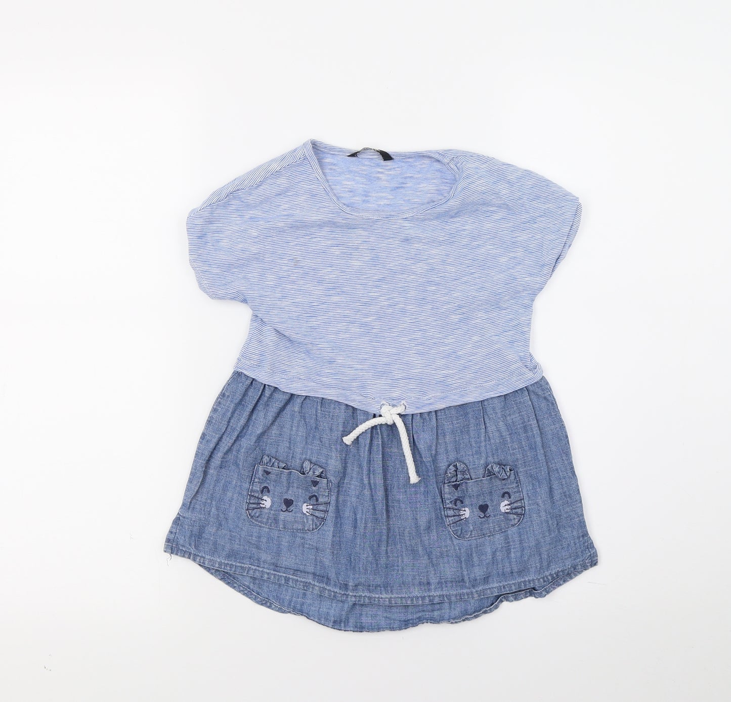 George Girls Blue   A-Line  Size 4-5 Years