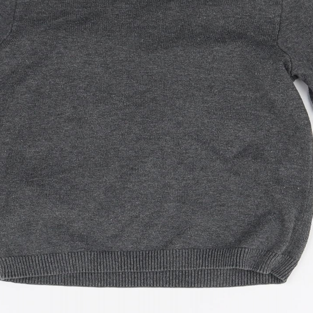 H&M Girls Grey   Pullover Jumper Size 5-6 Years  - BUTTERFLIES