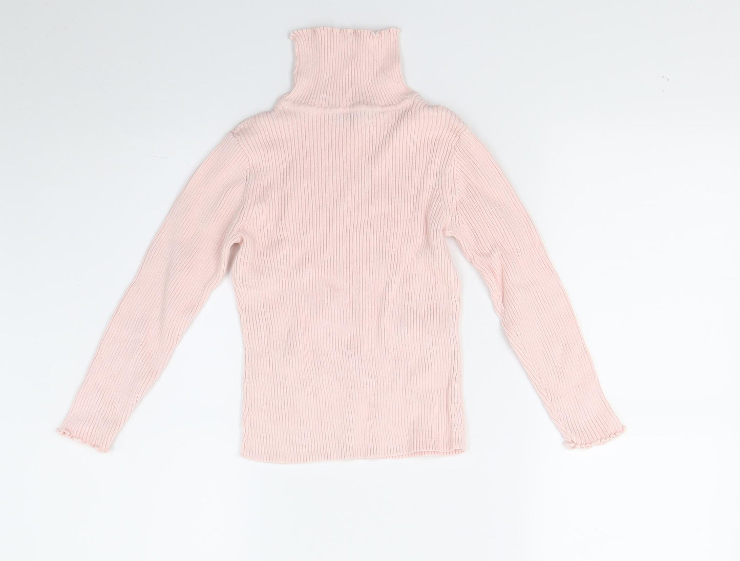 George Girls Pink  Knit Pullover Jumper Size 5-6 Years