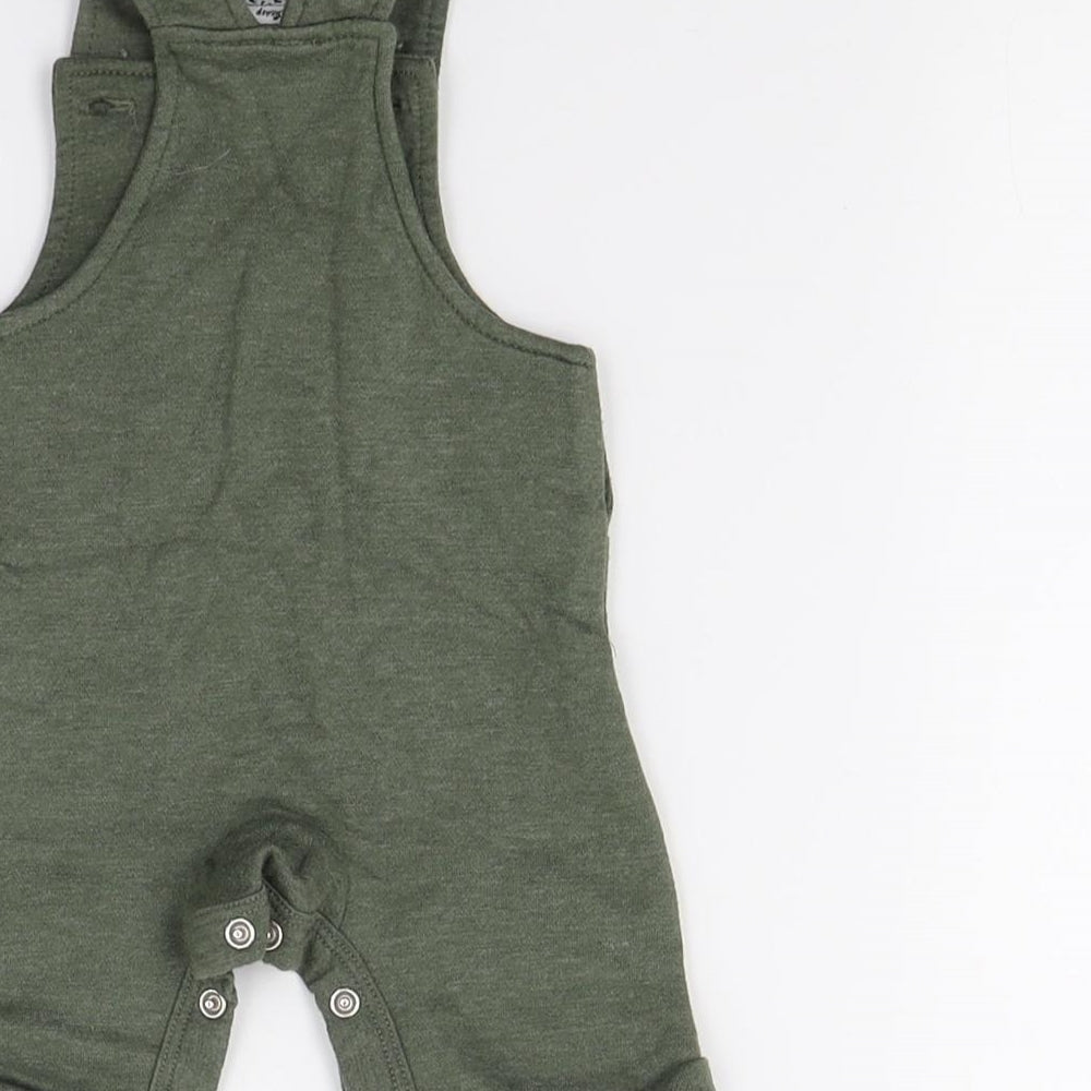 Disney  Green   Dungaree One-Piece Size 0-3 Months  - mickey mouse