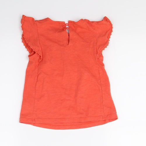 Carters Girls Orange   Basic Tank Size 5 Years