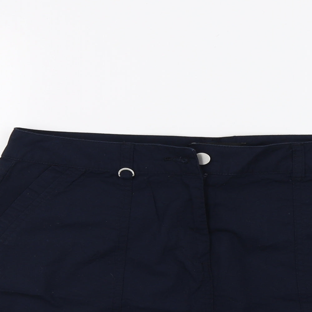 Dorothy Perkins Womens Blue   Mini Skirt Size 12