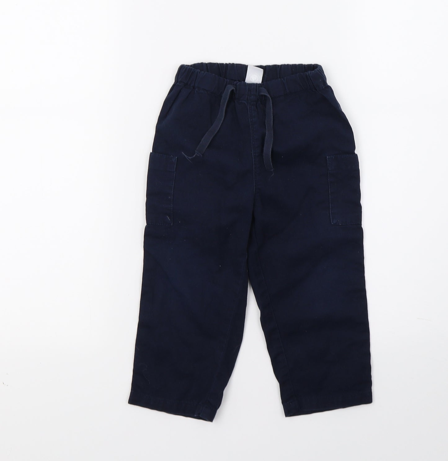 Petit Bateau Boys Blue   Chino Trousers Size 2 Years