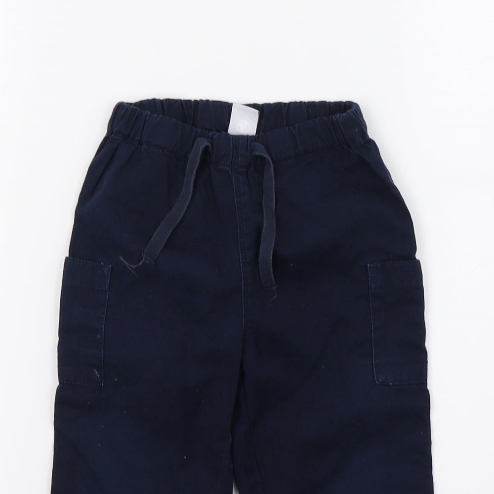 Petit Bateau Boys Blue   Chino Trousers Size 2 Years