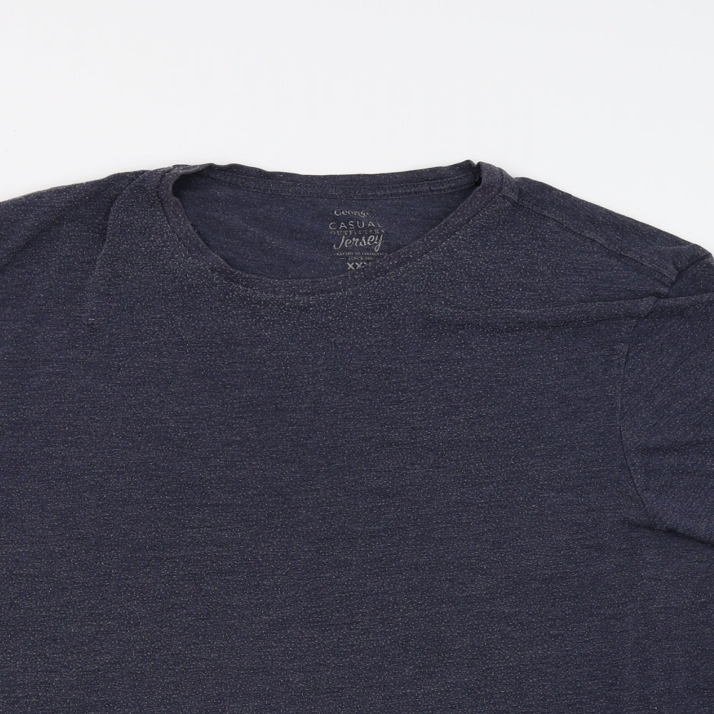 George Mens Blue    T-Shirt Size 3XL