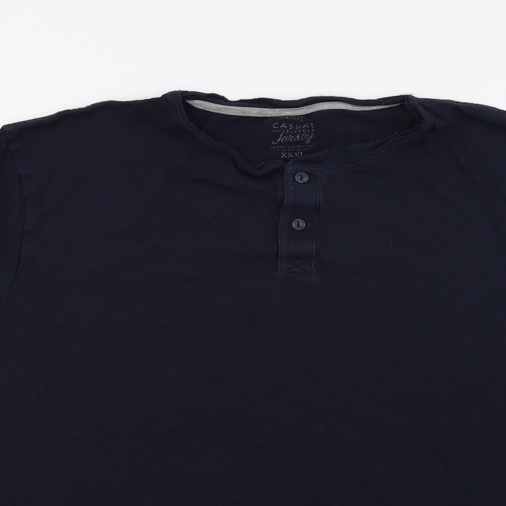 George Mens Blue    T-Shirt Size 3XL
