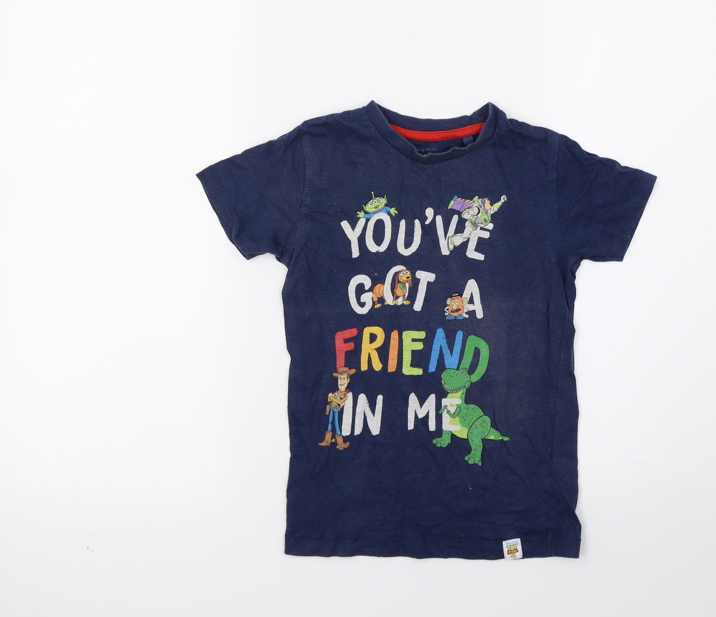 NEXT Boys Blue  Jersey Basic T-Shirt Size 4-5 Years  - toy story 4
