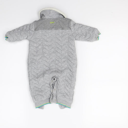 Ted Baker Boys Grey   Babygrow One-Piece Size 3-6 Months