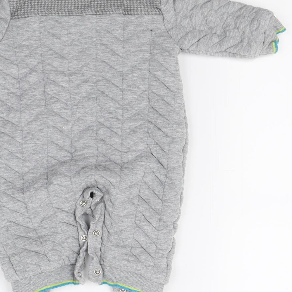 Ted Baker Boys Grey   Babygrow One-Piece Size 3-6 Months