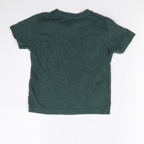 Primark Boys Green   Basic T-Shirt Size 3-4 Years  - New York