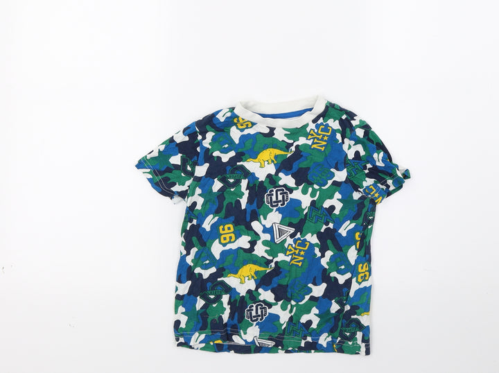 F&F Boys Multicoloured Basic T-Shirt Size 3-4 Years - NYC