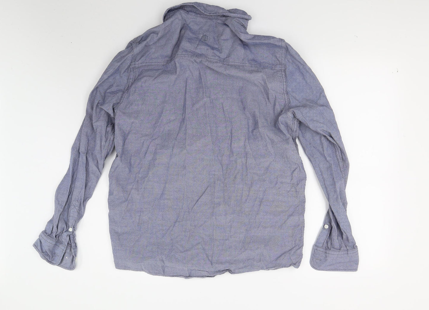Fat Face Mens Blue    Button-Up Size L