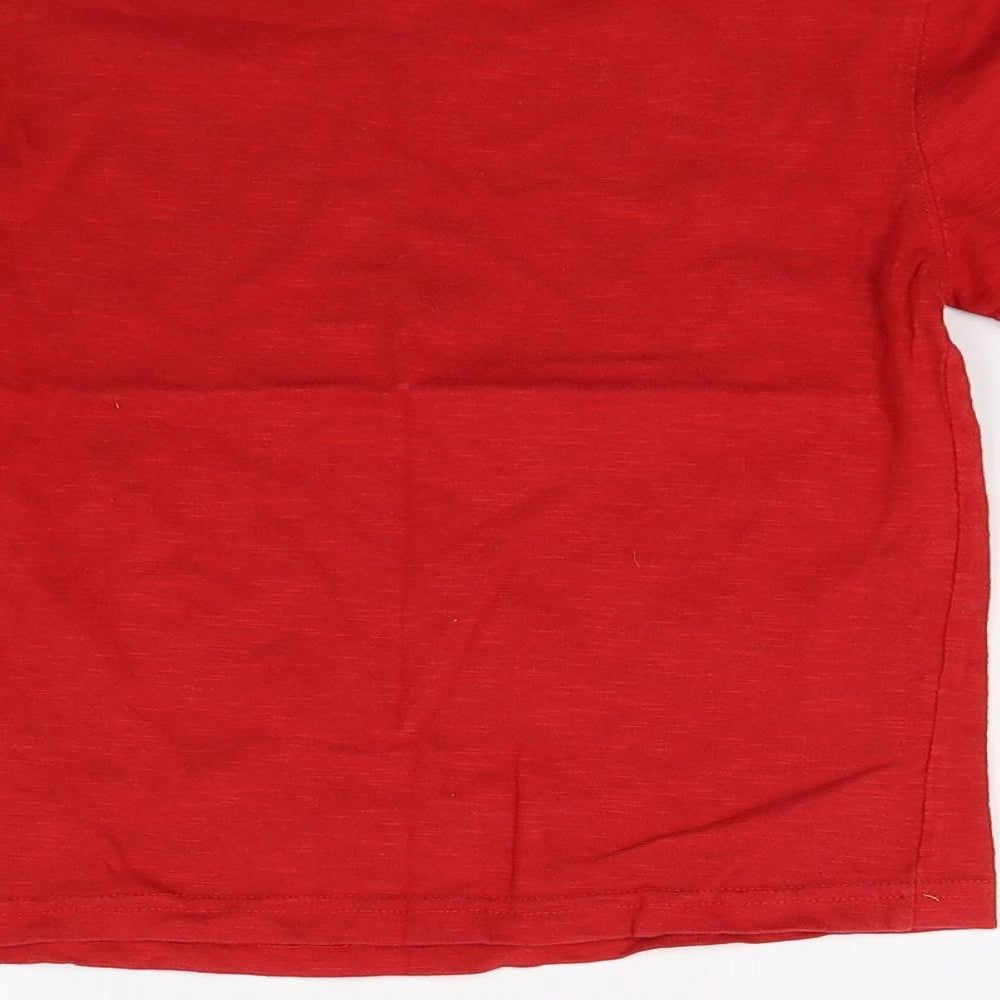 Cut rope Boys Red  Jersey Basic T-Shirt Size M  - Christmas