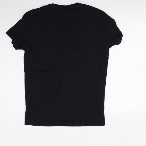 Diesel Mens Black    T-Shirt Size M  - Wolf rule