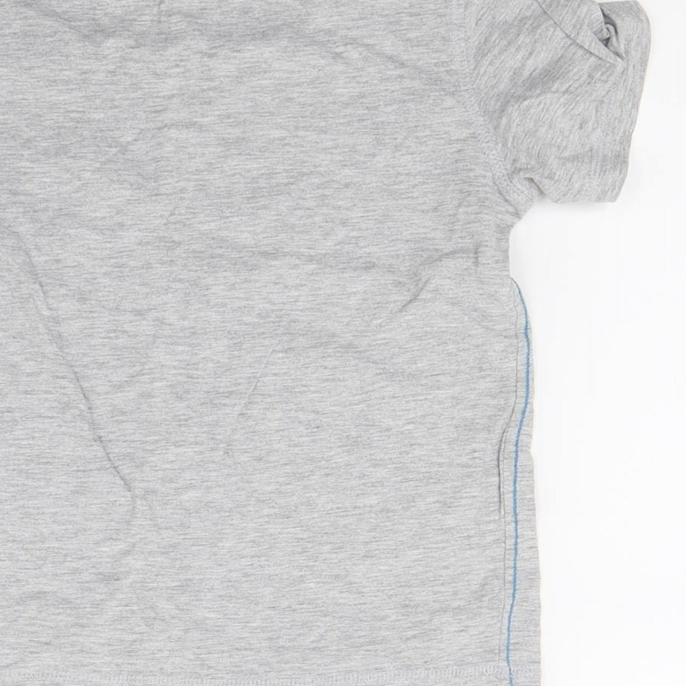 F&F Boys Grey   Basic T-Shirt Size 5-6 Years  - Motorbike