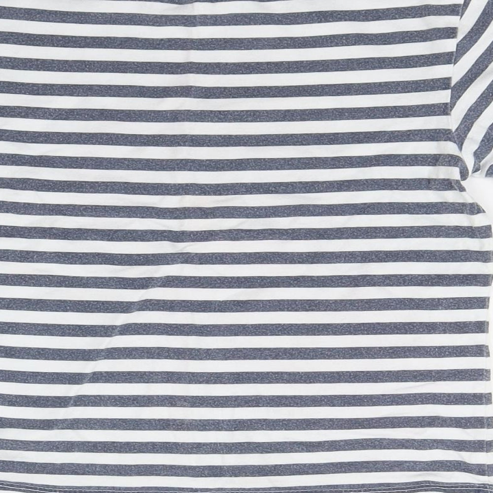 Angry Birds Boys White Striped  Basic T-Shirt Size 5-6 Years  - Angry Birds