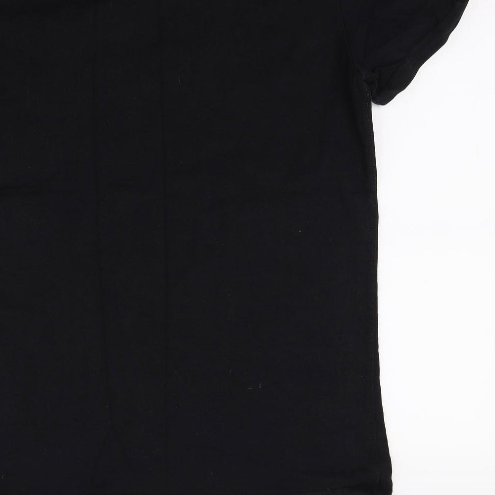 Superdry Mens Black    T-Shirt Size M