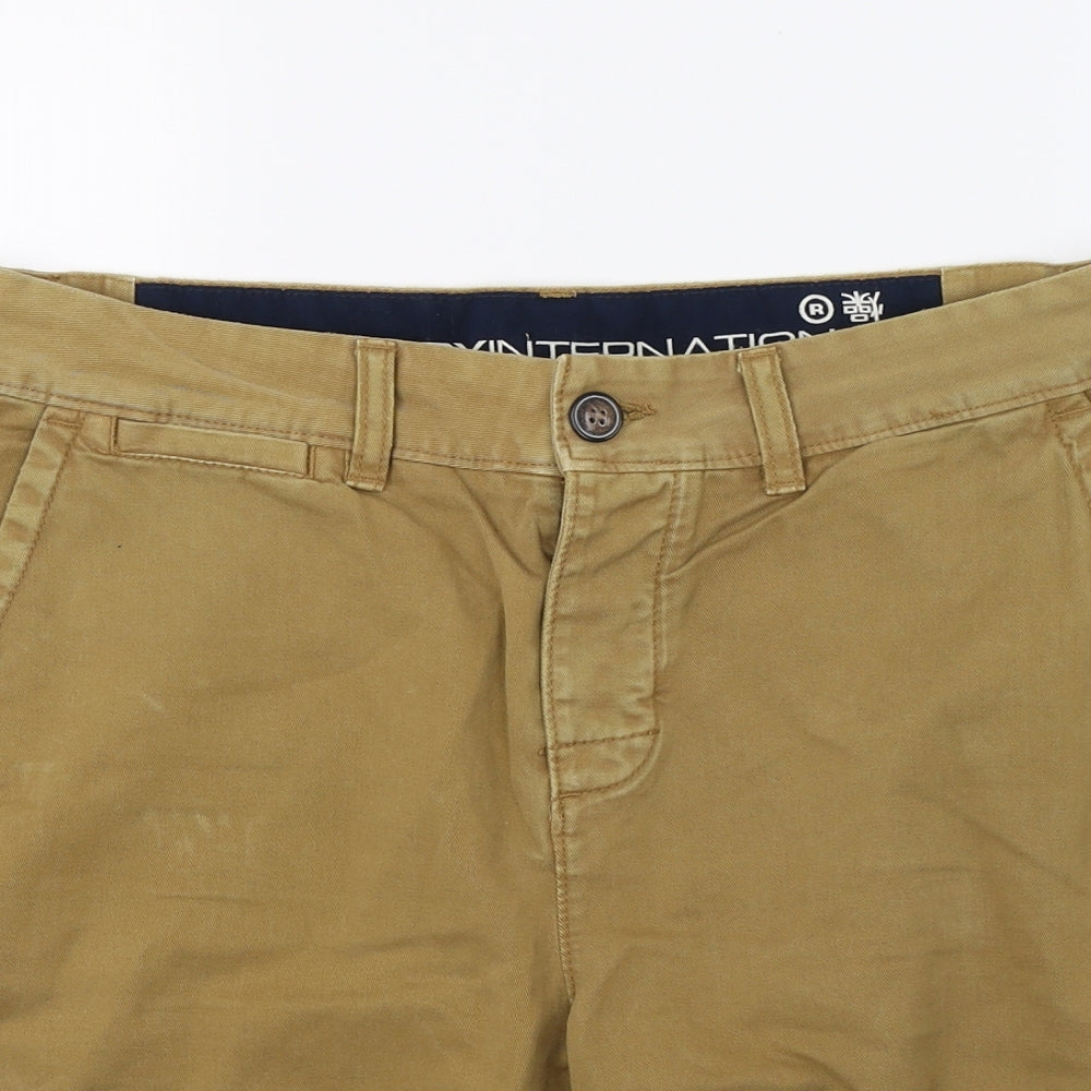 Superdry Mens Beige   Chino Shorts Size 32