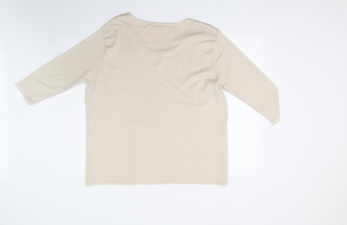 Tigi Womens Beige   Pullover Jumper Size XL