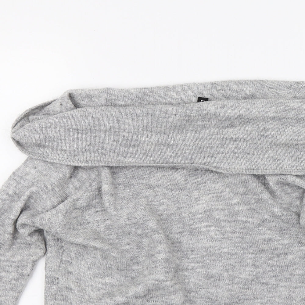 Divided Womens Grey   Pullover Jumper Size S