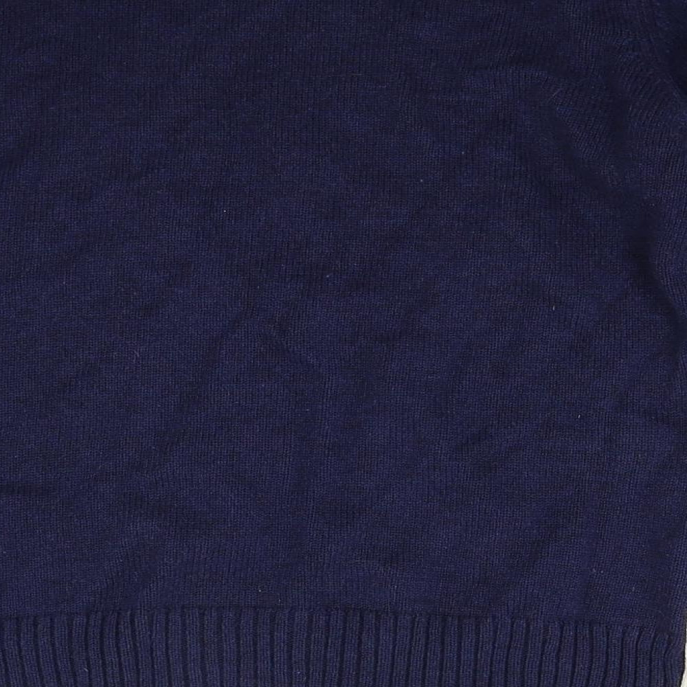 NEXT Boys Blue  Knit Pullover Jumper Size 11-12 Years  - Christmas