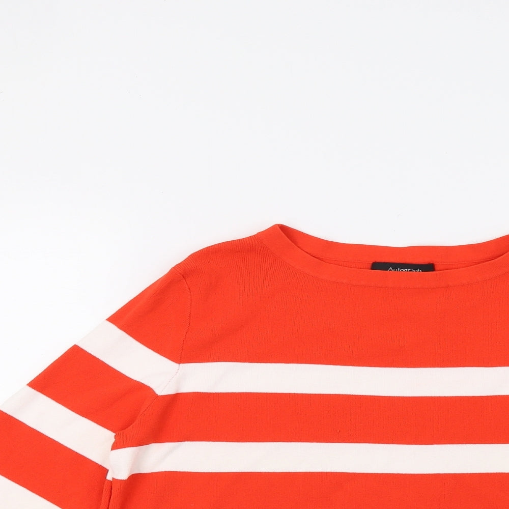 Marks and Spencer Womens Red   Pullover Sweatshirt Size 8