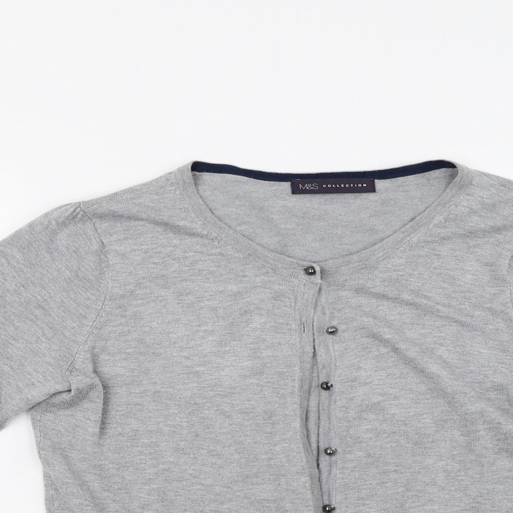 Marks and Spencer Womens Grey   Pullover Jumper Size S